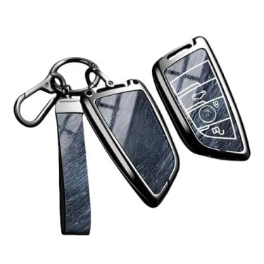 Imagem de Capa de chave de carro de couro de liga de zinco compatível com BMW F20 G20 G30 X1 X3 X4 X5 G05 X6 X7 G11 F15 F16 G01 G02 F48 Acessórios para automóveis((A3) 2)