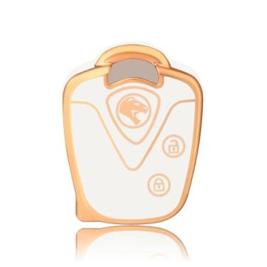 Imagem de Protetor de controle remoto de TPU com 2 botões compatível com Proton Wira 415/416/Persona, acessórios para chaves de carro