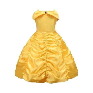 Imagem de Fantasia De Princesa Belle Para Meninas, Vestido De Natal E Aniversári