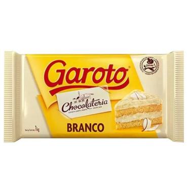 Imagem de Chocolate garoto barra chocolate branco 1kg