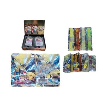 Imagem de Caixa De Batalha Do Jogo De Cartas Pokémon Em Metal Ferro 41 42 48 118