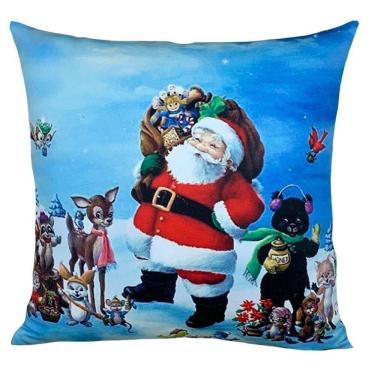 Imagem de Almofada De Natal Papail Noel & Cia 300-88 45X45 Decortextil