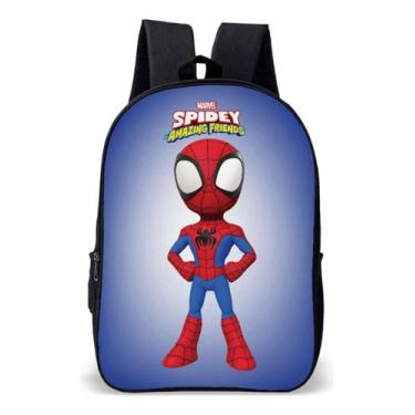 Imagem de Mochila Infantil Simples Novidade Tema Herois Aranhas Spider Lançament