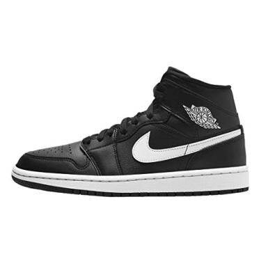 Imagem de Nike Tênis feminino Air Jordan 1 Mid, Preto, branco, 42