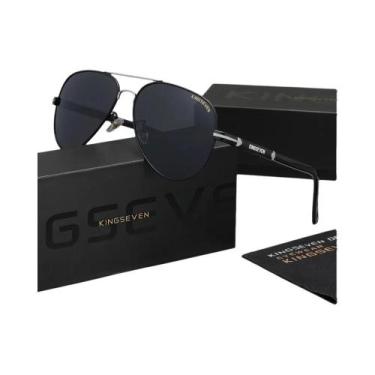 Imagem de Óculos De Sol Polarizados Unissex KINGSEVEN UV400 Anti-reflexo Moda Ou