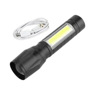 Imagem de Lanterna Mini USB Recarregável À Prova d'Água Poderosa E Compacta Para