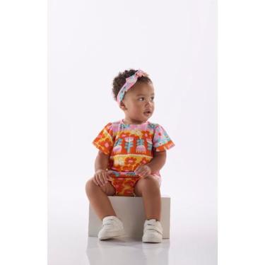 Imagem de Conjunto 3 Peças para Bebê Menina Três e Já, Azul, P