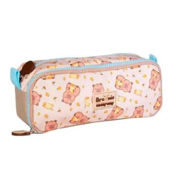 Imagem de Estojo Escolar Duplo Capivara Brownie Xeryus 15866