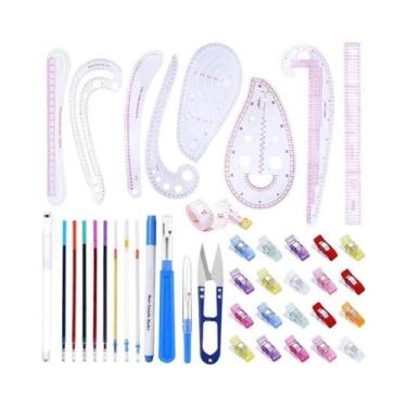 Imagem de Régua Curva Francesa, Kit De Costura, Molde De Medição De Plástico, Co