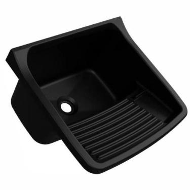 Imagem de Tanque De Plástico 22 Litros Para Lavar Roupas Astra, Preto