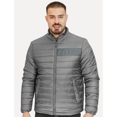 Imagem de Jaqueta Ellus Masculina Nylon Bomber Gominhos Cinza-Masculino