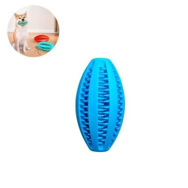 Imagem de Mordedor Borracha Bola Porta Petisco Limpa Dentes Brinquedo Para Cães 