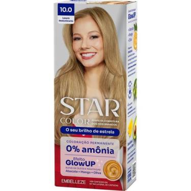Imagem de Tinta de Cabelo Star Color Sem Amônia Louro Deslumbrante 10.0