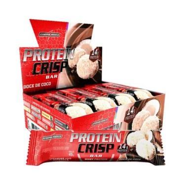 Imagem de Barra protein crisp integralmedica doce de coco 45g c/12, Doce de Coco
