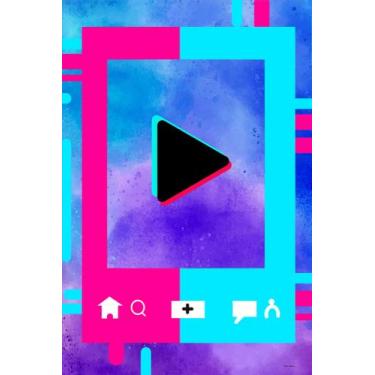 Imagem de Painel Festa Retangular Para Casado 1,5x2,2m Tik Tok mod 5 - Fantasia 