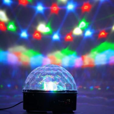 Imagem de Globo Colorido Strobo Rgb Iluminação Jogo de Luz Dj Bluetooh