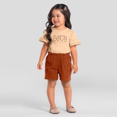 Imagem de Conjunto infantil menina de coração Mundi-Feminino