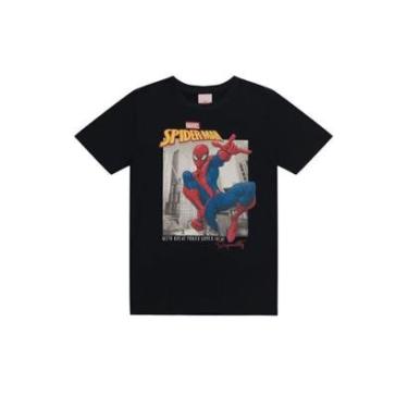 Imagem de Camiseta infantil menino do Homem-Aranha Brandili-Masculino