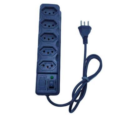 Imagem de Filtro de Linha 3, 4, 5 e 6 Tomadas Extensão Elétrica - Mav Eletro, 5 