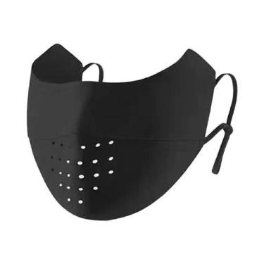 Imagem de Máscara Facial De Seda Gelada Com Proteção UV, Ajustável E Respirável,