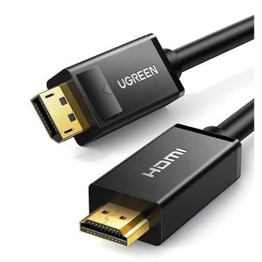 Imagem de Cabo Displayport Para Hdmi Ugreen 1m Dp101 - Preto