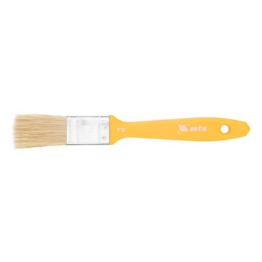 Imagem de Trincha/pincel 1, para verniz, cerdas brancas, cabo de plastico, 1pc /