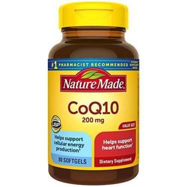 Imagem de Suplemento Nature Made Coq10 200 Mg 80 Cápsulas-Unissex