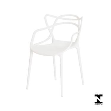 Imagem de Cadeira Allegra Branca Sala Cozinha Jantar