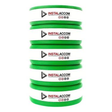 Imagem de Verde Fio Elétrico Cabo Flexível 2,5mm Rolo 100 Metros - Congratulatio