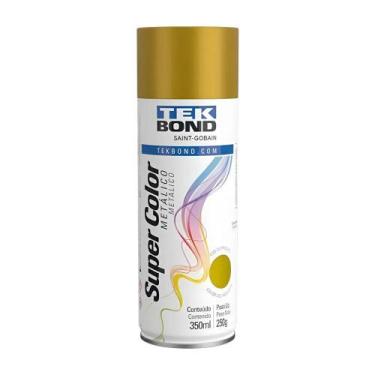 Imagem de Tinta Spray Ouro Metálico 350ml Super Color Tekbond
