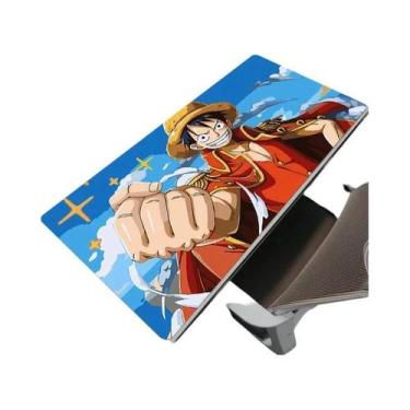 Imagem de Grande Tapete De Borracha Antiderrapante Para Mouse One Piece Luffy, T