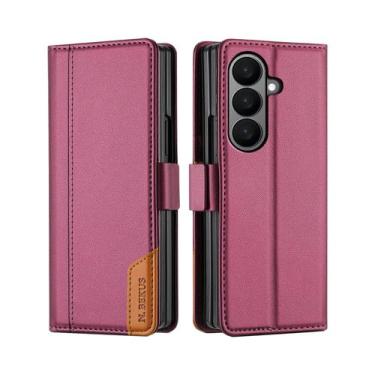 Imagem de Capa Carteira Flip Com Bloqueio RFID Para Samsung Galaxy Z Fold 7 6 5 