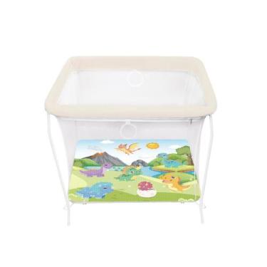 Imagem de Cercadinho Bebê Portátil Dobrável 77x77cm com Tela de Proteção até 20k