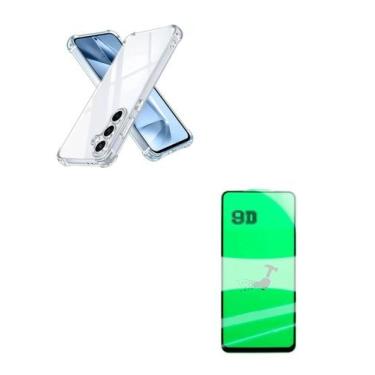 Imagem de Película de Cerâmica 9D + Capa Silicone Anti Choque TPU Para Galaxy S2