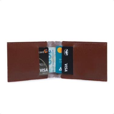 Imagem de Porta Cartão Slim OEM Kit com 50 Caramelo 20cm X 10cm X 7,2cm Unissex