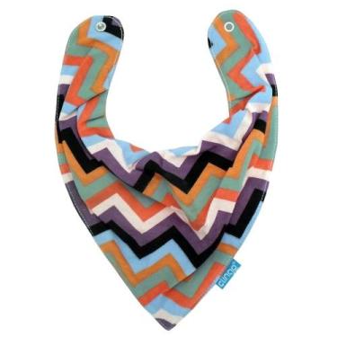 Imagem de Babador Bandana Impermeável Zig Zag - Clingo