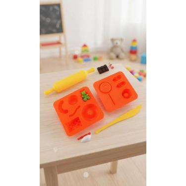Imagem de Kit Confeitaria Infantil Massa de Modelar 2 Potes - Congratulations St