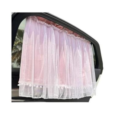 Imagem de Cortina Universal Para Carro Com Ventosa, Proteção UV, Tela De Malha P