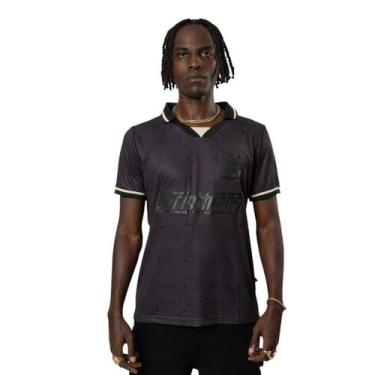 Imagem de Camiseta Corinthians Esportiva Masculina Surf Center Cor:PretoTamanho: