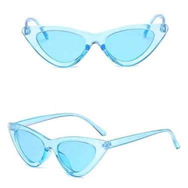 Imagem de Óculos de sol femininos moda retrô triângulo sexy óculos de sol masculinos tendência streetwear cateye óculos uv400 óculos de sol de condução, 13, china