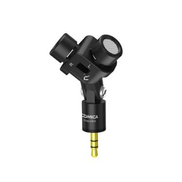 Imagem de Microfone Comica CVM-VS10 Mini Cardioide XY Estéreo para Câmeras e GoPro