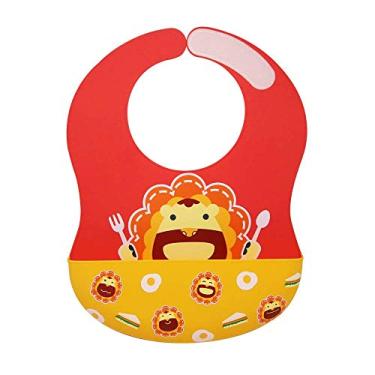 Imagem de Babador Cobertura Total XL Leão, Marcus e Marcus, Vermelho