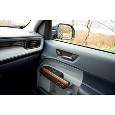 Imagem de GZBFTDH Acessórios para interiores de carro compatíveis com Maverick 2023 Estilo Fibra de Carbono Lateral Saída de Ar Condicionado Guarnição da Armação, Tampa da Ventilação Direita e Esquerda (Saída de Ar Lia)