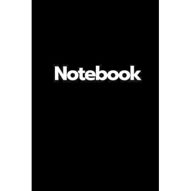 Imagem de Black cover notebook: Line cover note book for daily diary writing