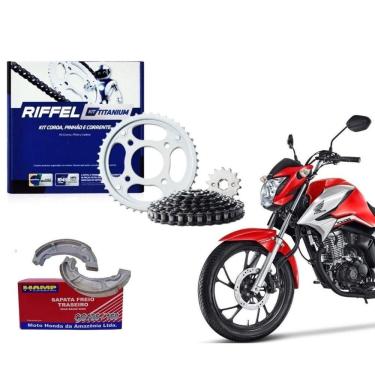 Imagem de Kit Relação Riffel + Lona Hamp Nissin Cg Titan Fan Start 160