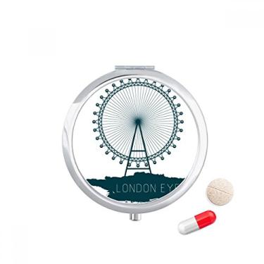 Imagem de Britain UK London Eye United Kingdom Caixa de armazenamento de remédios para remédios