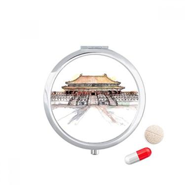 Imagem de Caixa de comprimidos Forbidden City in Beijing China com bolso para remédios