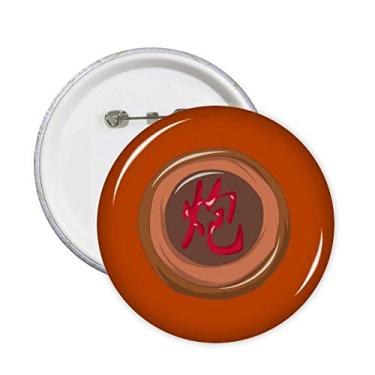 Imagem de Chess Chinês Compete Canhão Texto Broches Emblema Emblema Acessório Decoração 5 peças