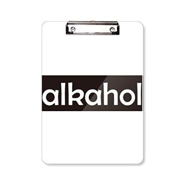 Imagem de Elegante Word Talkaholic prancheta pasta, bloco de anotação, placa de apoio A4