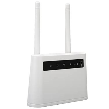 Imagem de Roteador Sem Fio 4G, Plugue da UE Amplamente Utilizado 300 Mbps 4G Roteador WiFi para Família